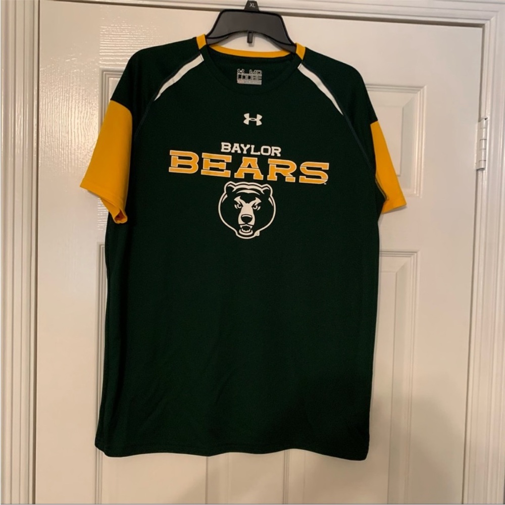 Under Armour Green and Yellow Athletic Shirt